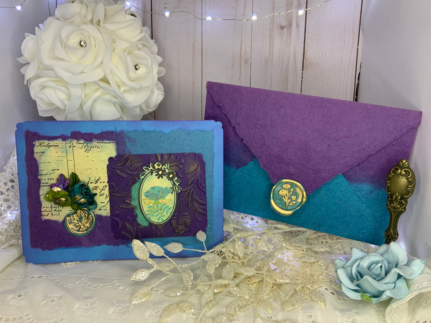 Handmade Vintage Greeting Card