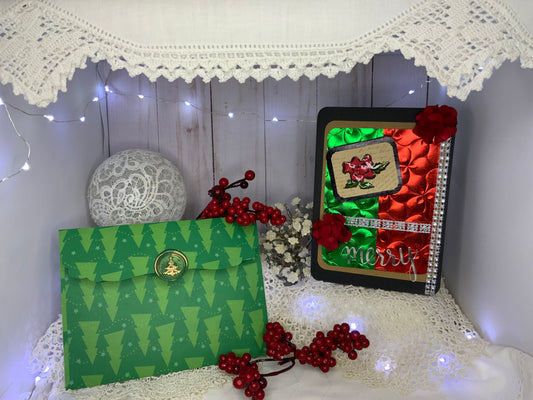 Handmade Vintage Christmas Card