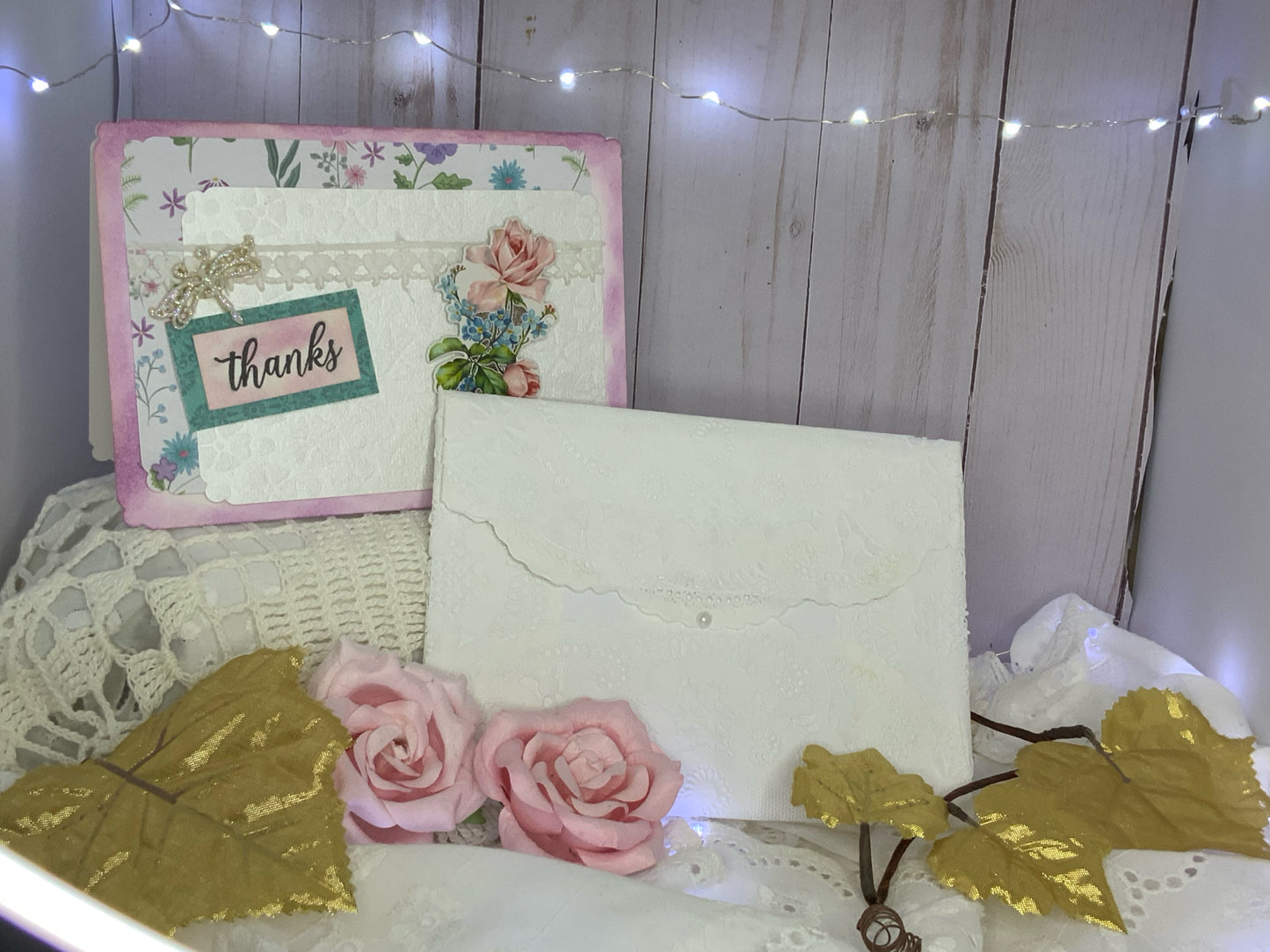 Purple Vintage - Thank You Card